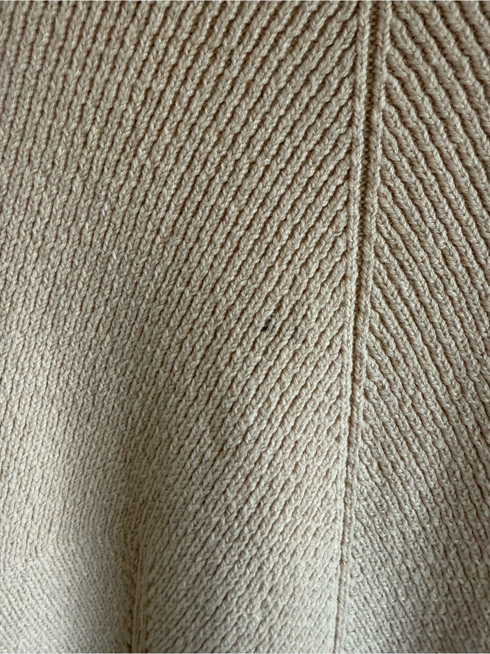 Evereve Neutral Cream Zip Knit Jacket - Picture 11 of 11